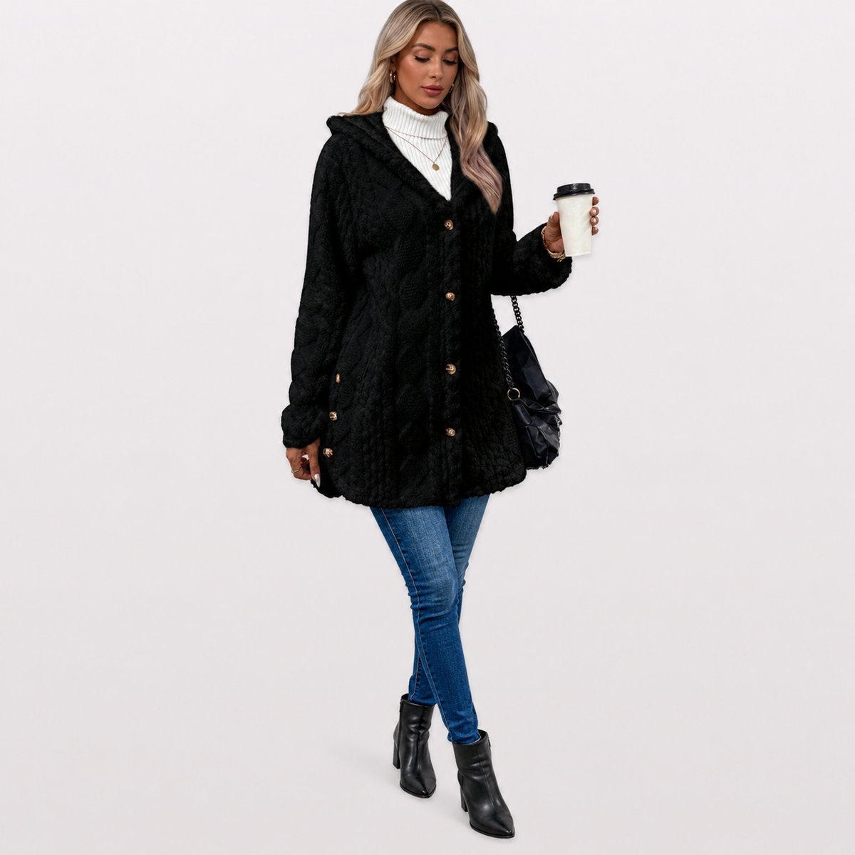 Malory - Warme Jacke Mit Kapuze