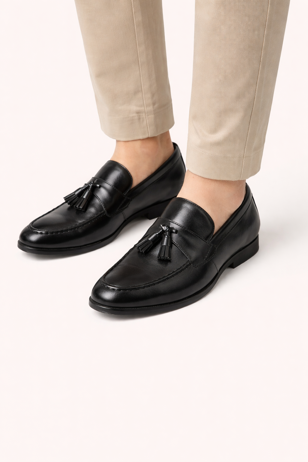 Herren Leder Mokassin Schuhe klassische Verarbeitung Quasten elegant formal - Draven