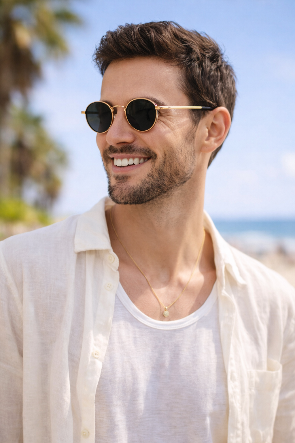 Mette | Zeitlose Runde Sonnenbrille
