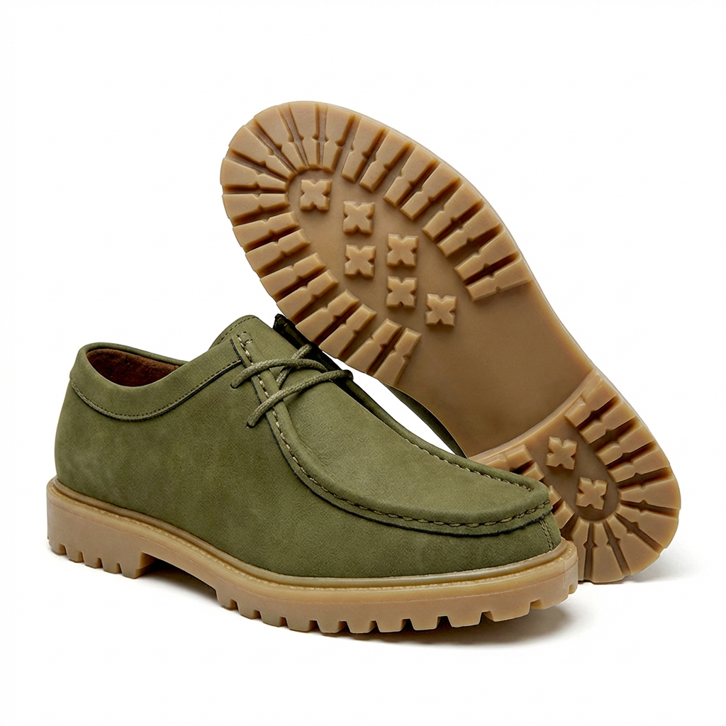 Jasson – Schnürschuhe Aus Wildleder mit Mokassin-Spitze