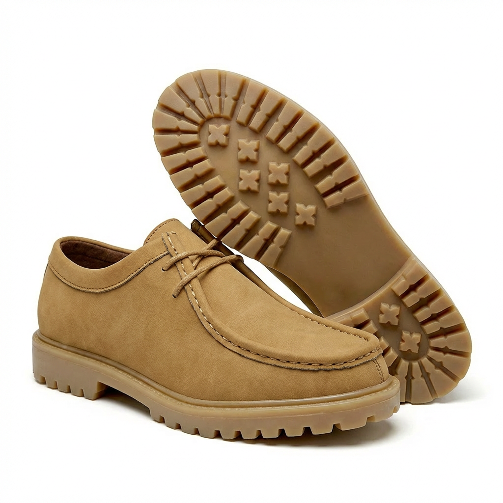 Jasson – Schnürschuhe Aus Wildleder mit Mokassin-Spitze