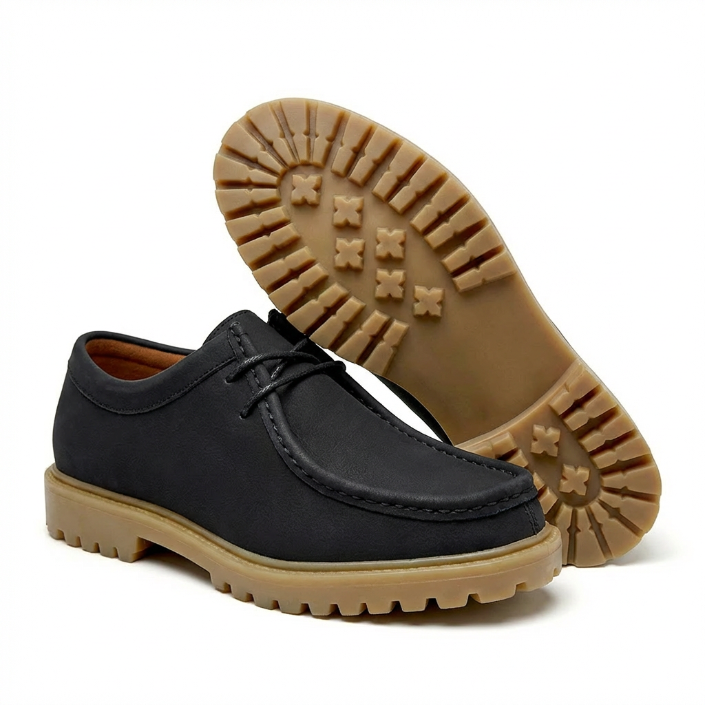 Jasson – Schnürschuhe Aus Wildleder mit Mokassin-Spitze