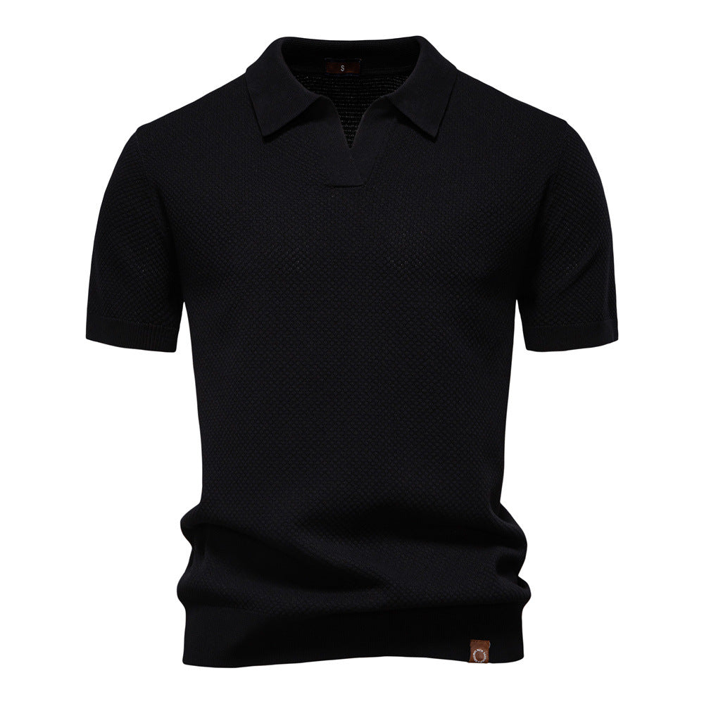 Luca | Exklusives Poloshirt mit moderner Struktur