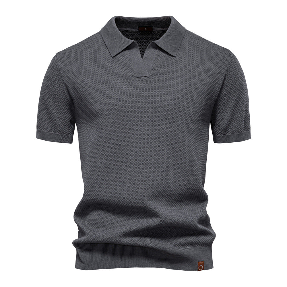 Luca | Exklusives Poloshirt mit moderner Struktur
