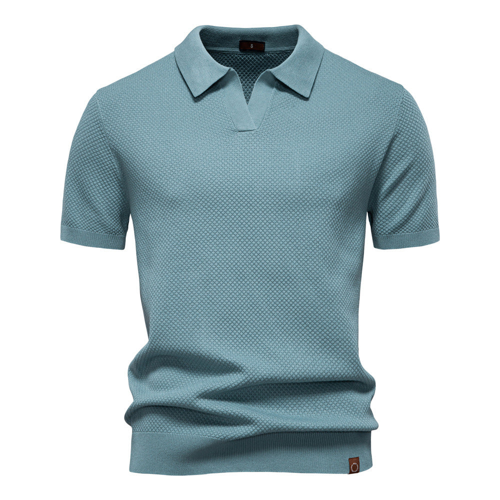 Luca | Exklusives Poloshirt mit moderner Struktur