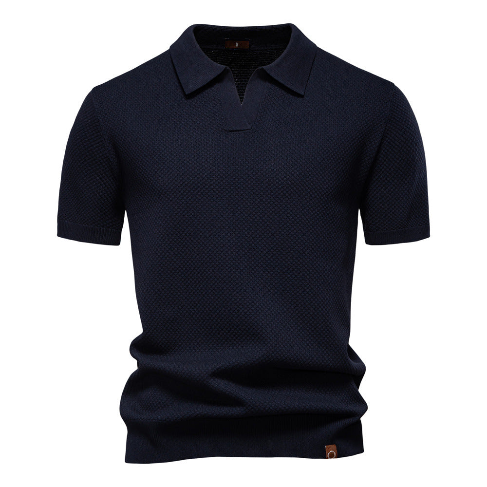 Luca | Exklusives Poloshirt mit moderner Struktur