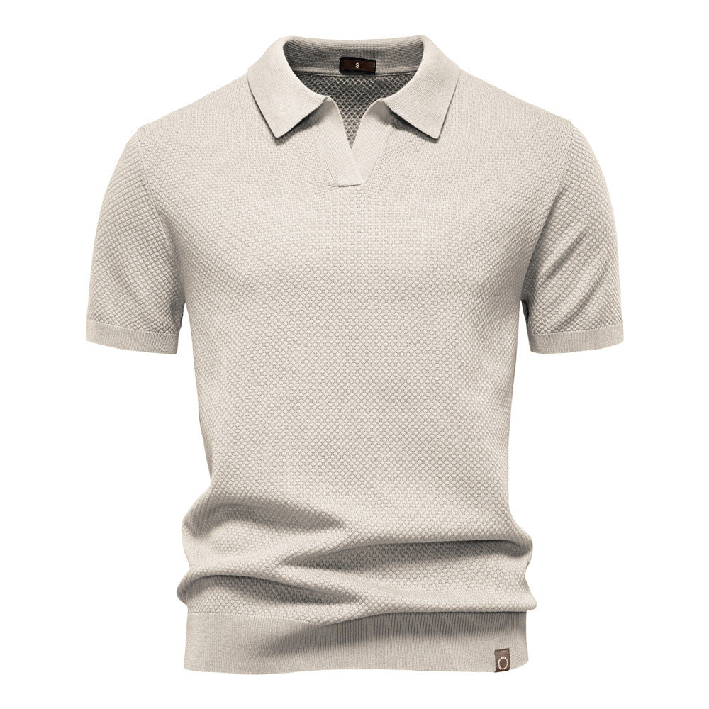 Luca | Exklusives Poloshirt mit moderner Struktur