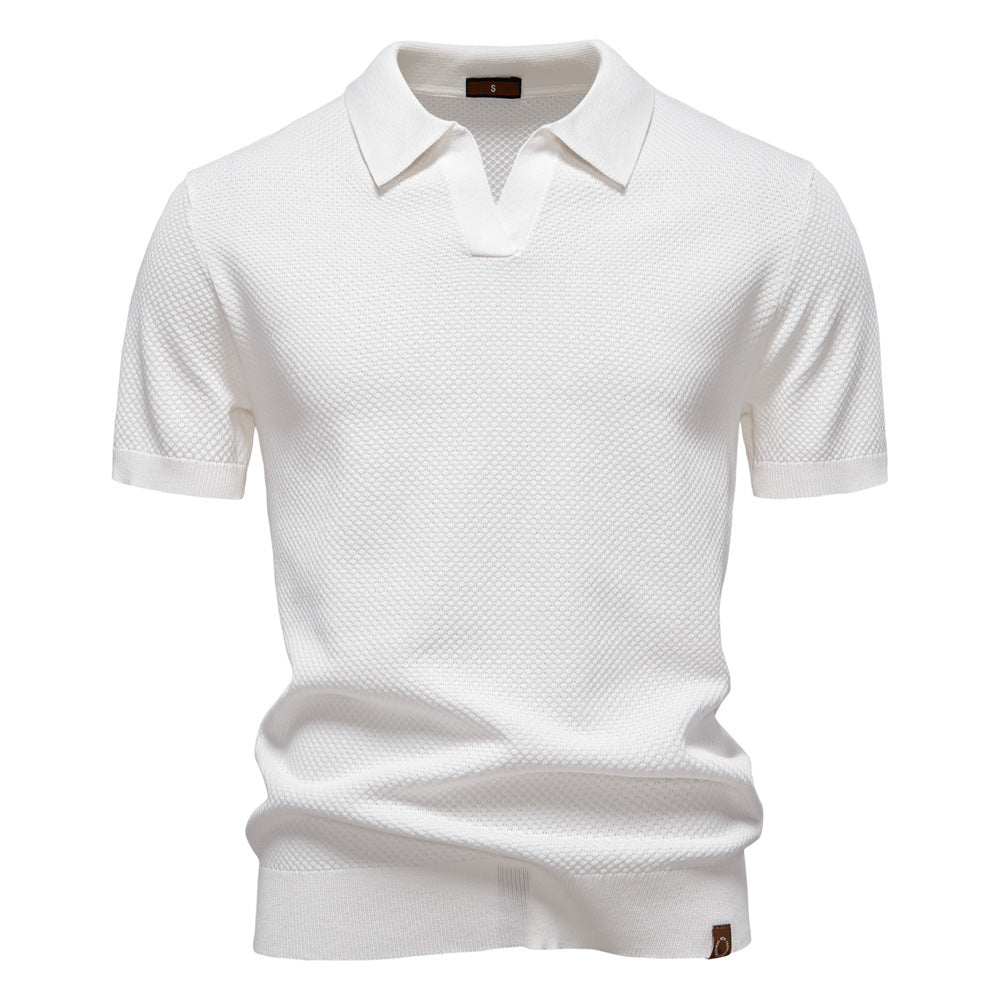 Luca | Exklusives Poloshirt mit moderner Struktur