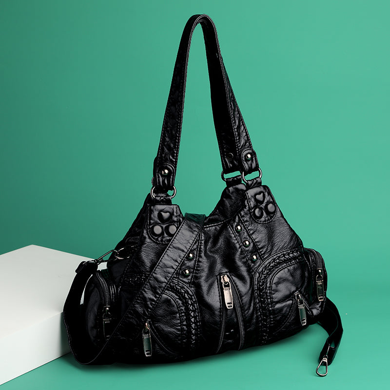 Alician – Boho-Tasche mit mehreren Reißverschlusstaschen