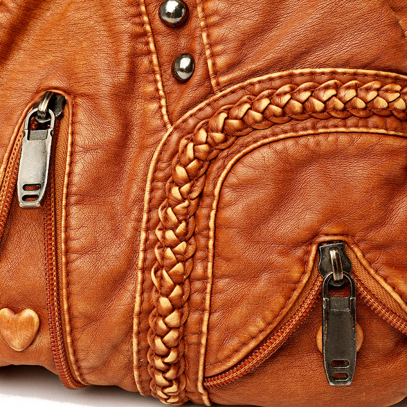 Alician – Boho-Tasche mit mehreren Reißverschlusstaschen