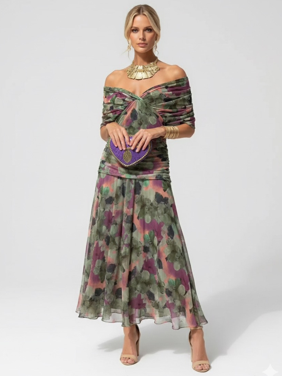 Manich – Fließendes Midikleid