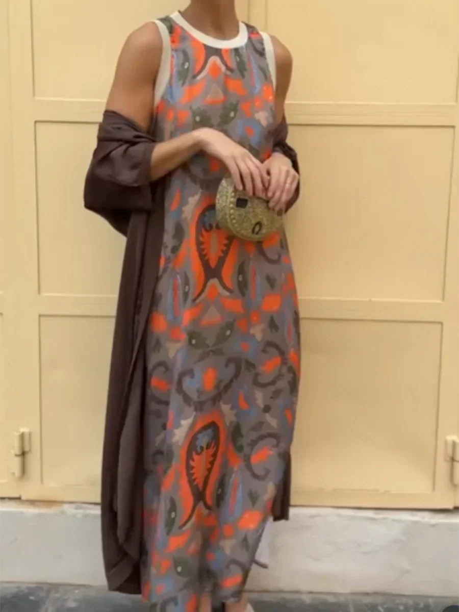 Delly - Bohemian Stil Zweiteiliges Kleid