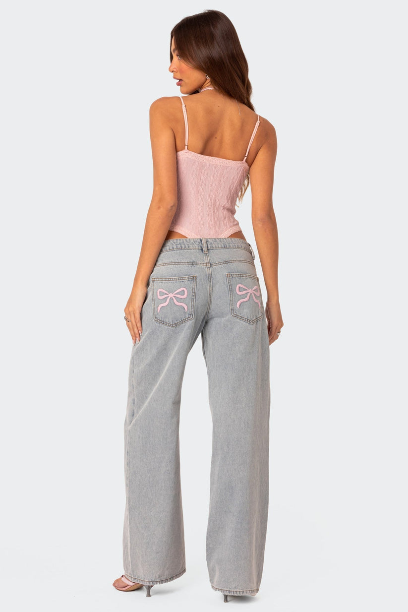 Gilda - Stylische Fliege Jeans [Letzter Tag Rabatt]