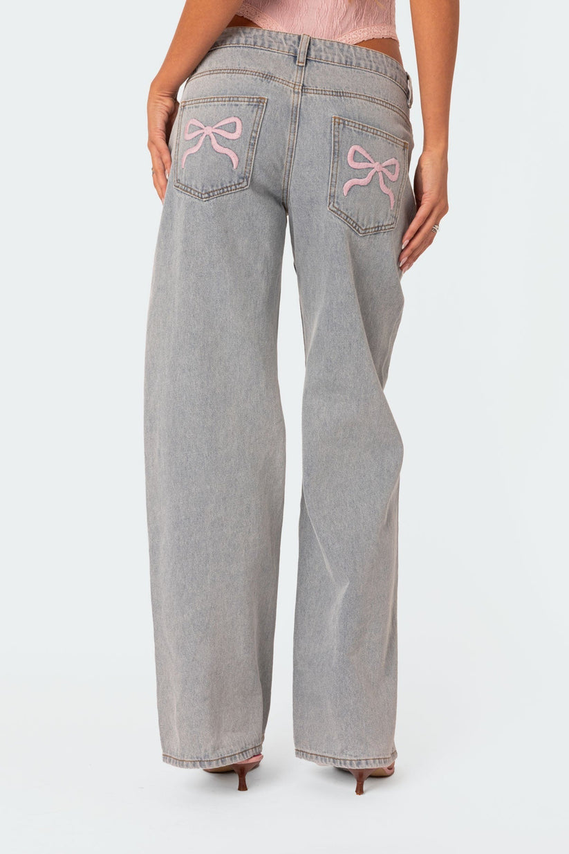 Gilda - Stylische Fliege Jeans [Letzter Tag Rabatt]