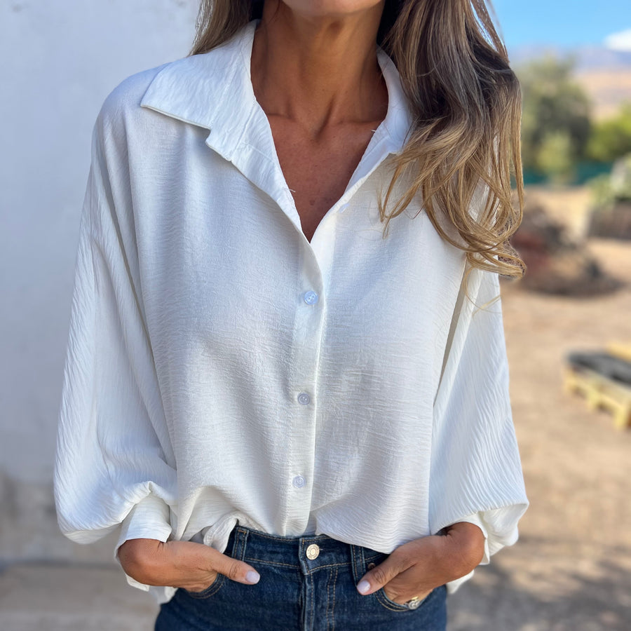 Julia | Edle Oversize Bluse Damen