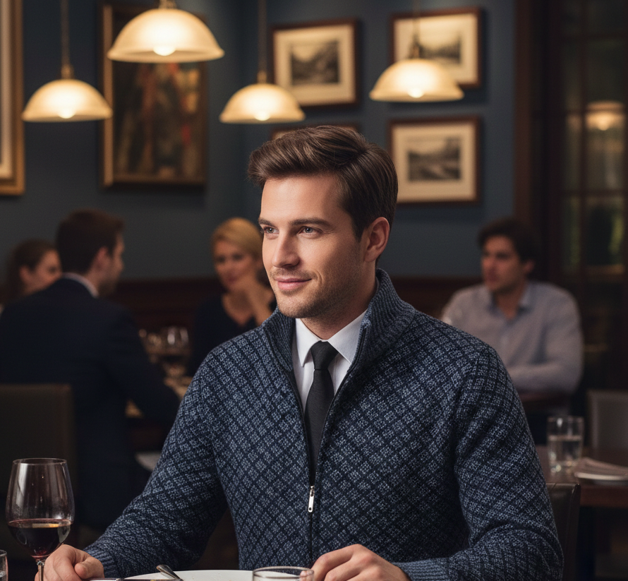 Oliver – Strickjacke für kühlere Abende