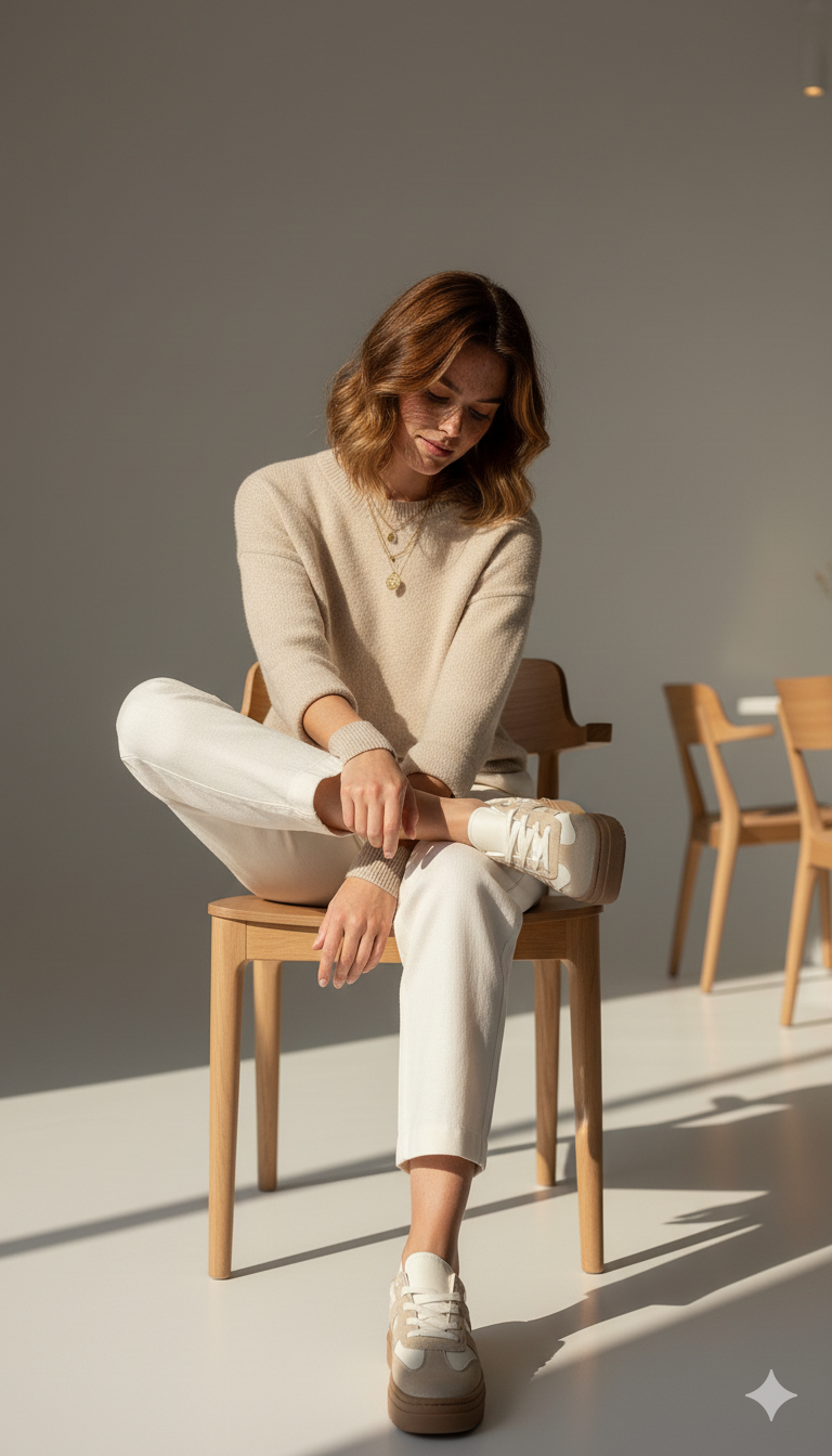 Luna | Damen Chunky Sneaker Streetstyle Komfort Modern
