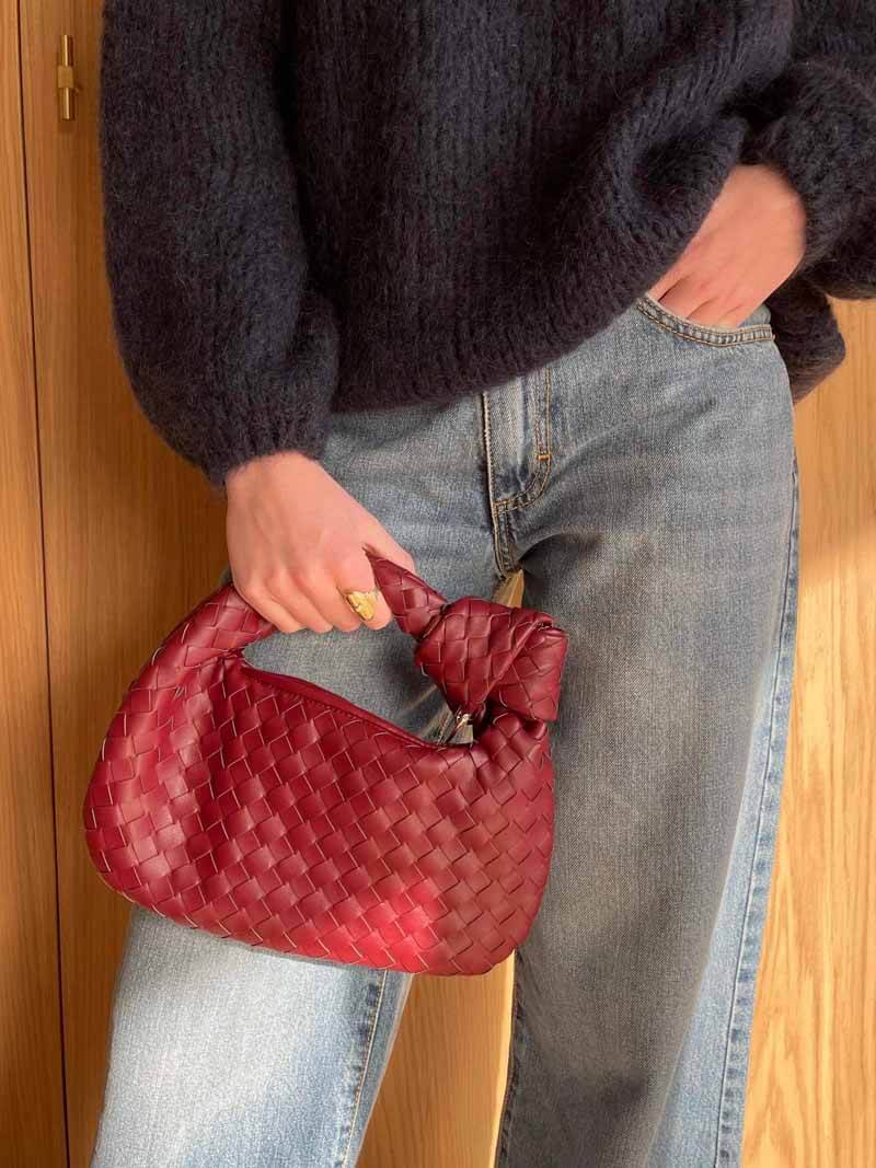 Gewebte Mini-Handtasche Damen | Elegantes Design & Luxuriöser Stil