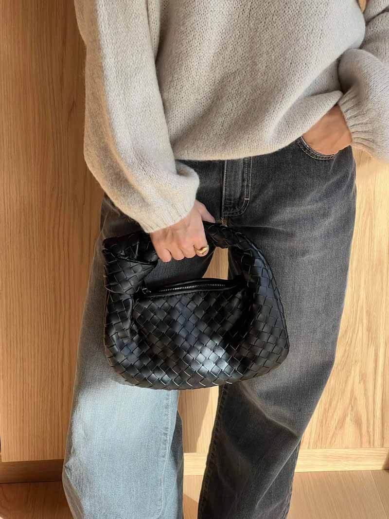 Gewebte Mini-Handtasche Damen | Elegantes Design & Luxuriöser Stil
