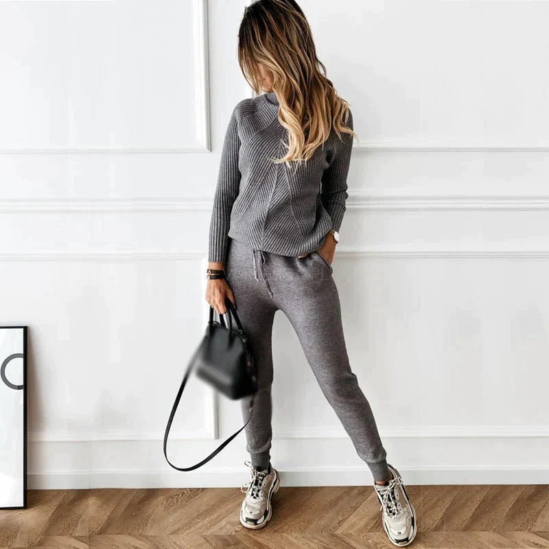 Nanette | Zweiteiliger Trainingsanzug mit Gummizug