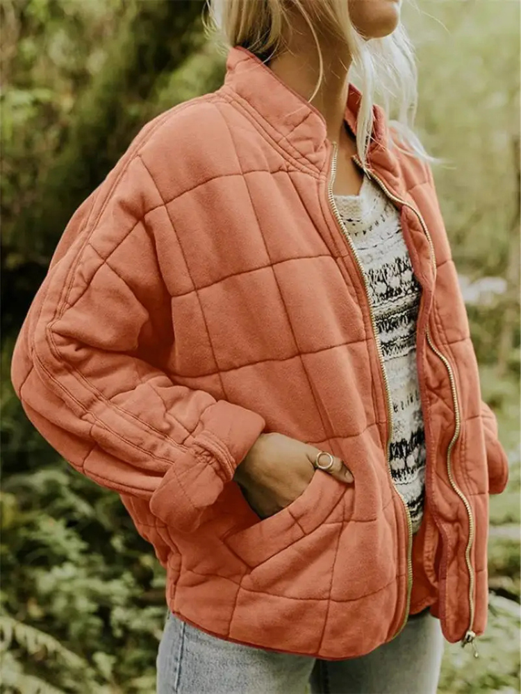Oversized Gefütterte Übergangsjacke - Eliza