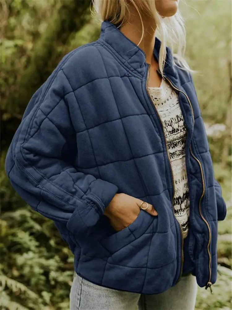 Oversized Gefütterte Übergangsjacke - Eliza