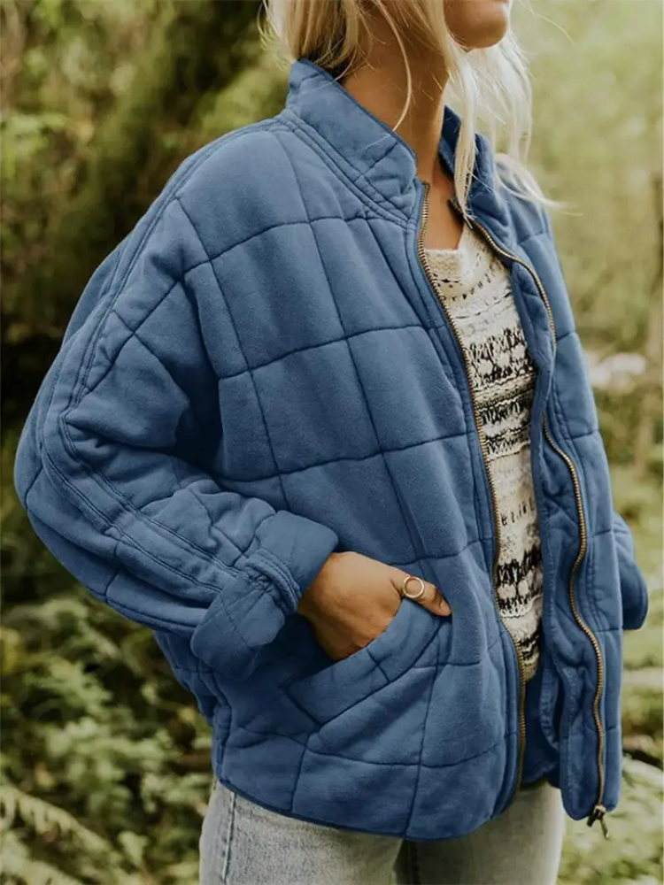 Oversized Gefütterte Übergangsjacke - Eliza