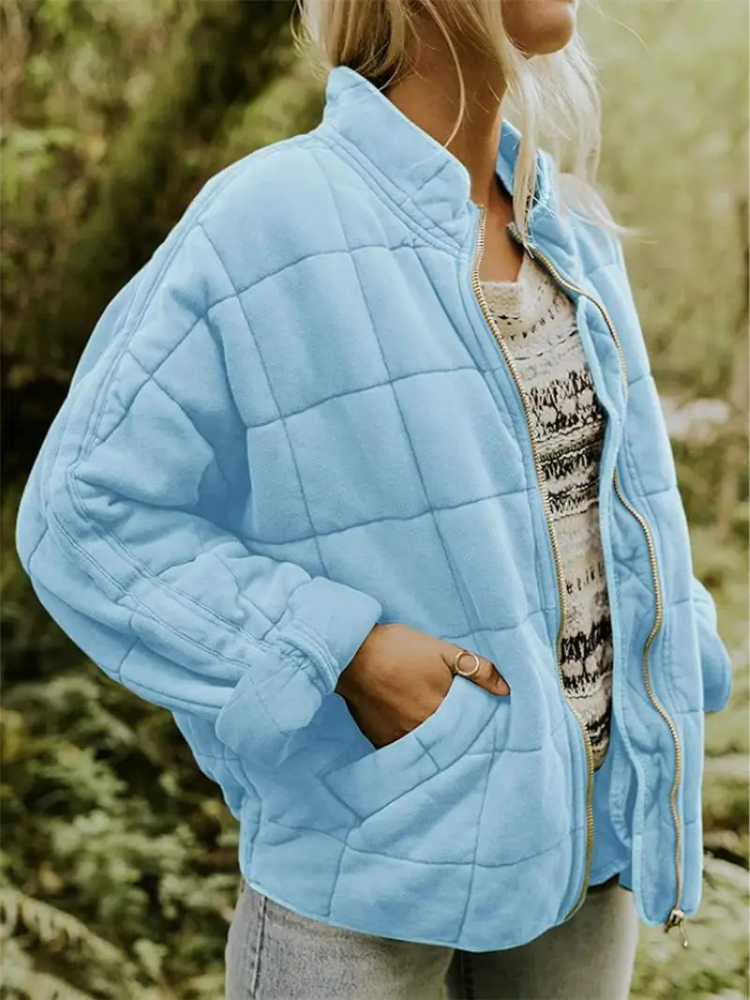 Oversized Gefütterte Übergangsjacke - Eliza
