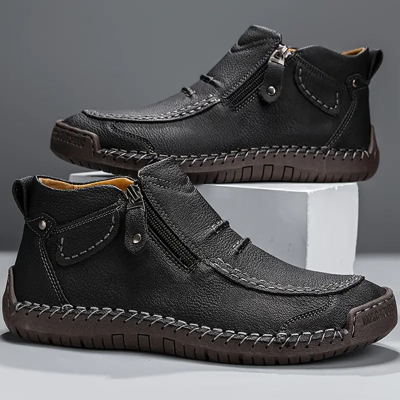 Herren Stiefeletten | Reißverschluss & Rutschfester Halt