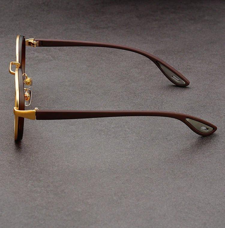 NoirGlow – Luxe Eclipse Rundsonnenbrille