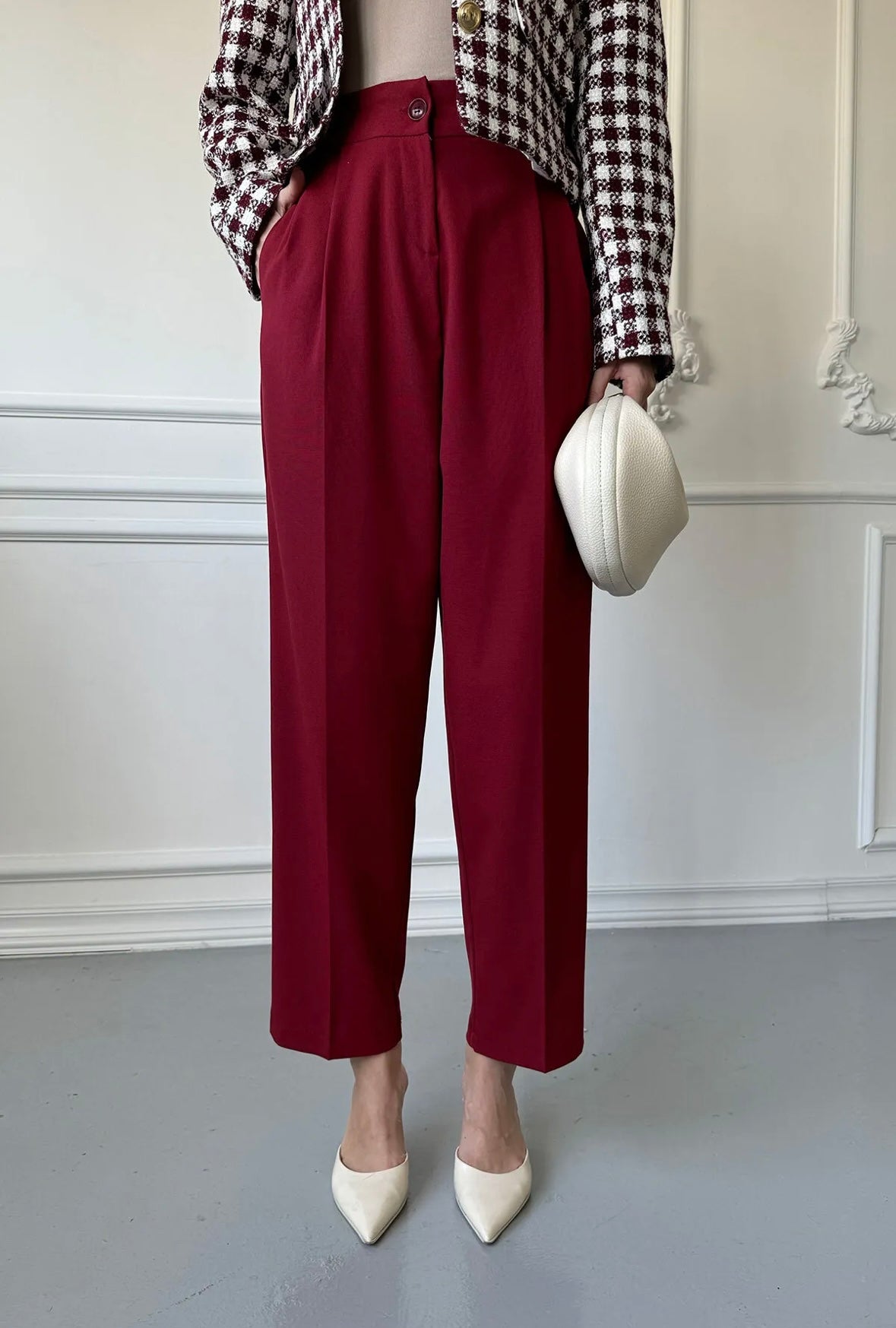 STEFANIE | VIELSEITIGE KLASSISCHE SLIM-FIT-ANZUGHOSE