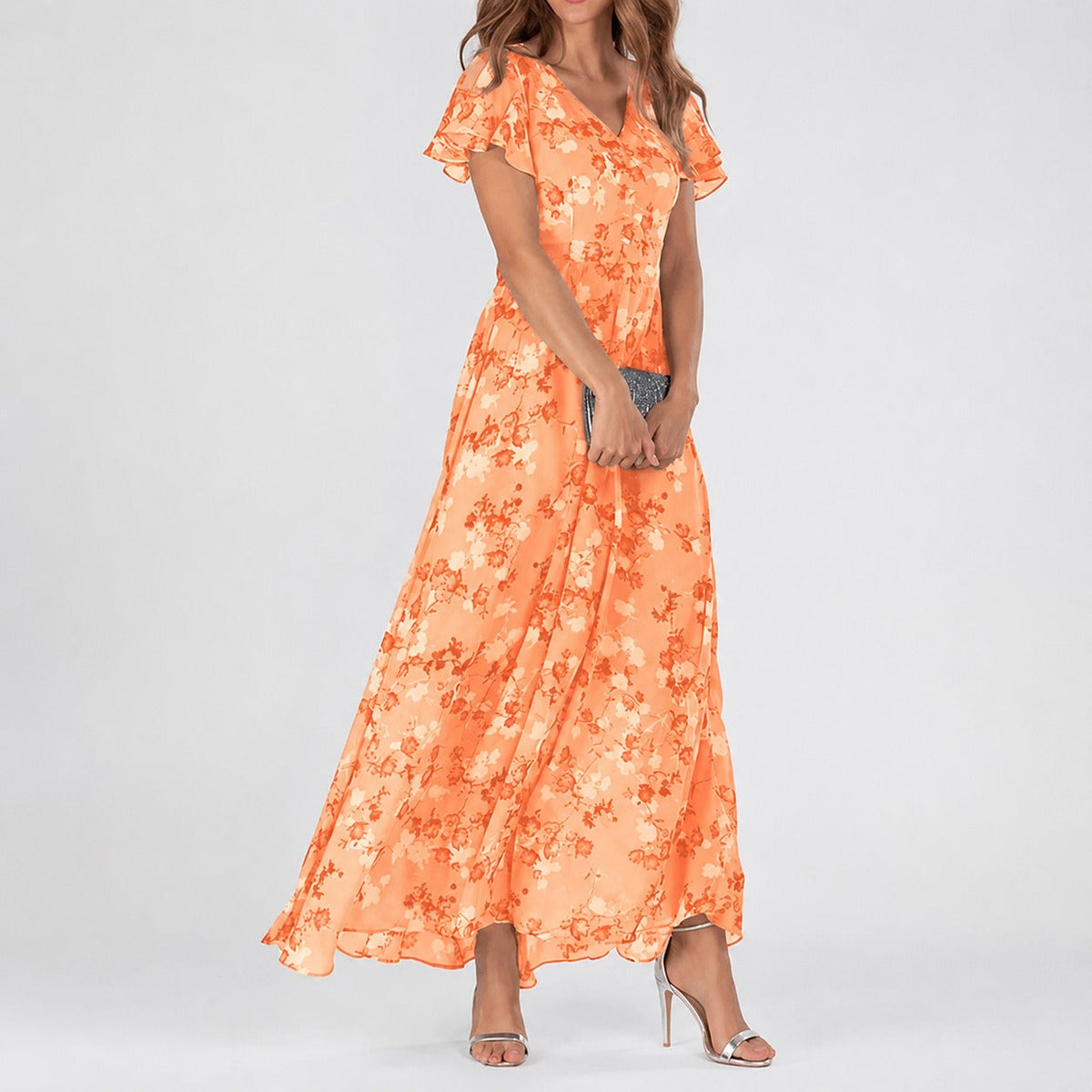 Lea - Ein vielseitiges Blumen-Midikleid für jede Gelegenheit