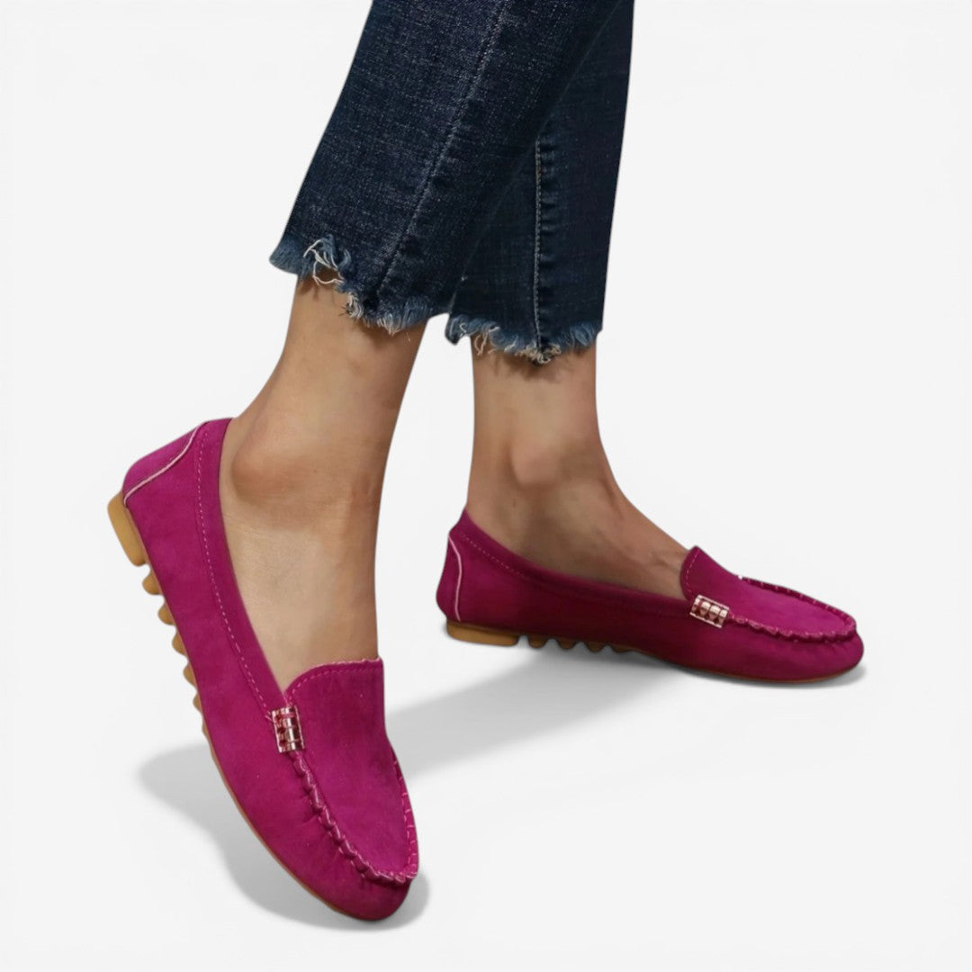 Friederike | Damen Flache Slipper Büro – Flache Büroschuhe Slipper Komfort 2026