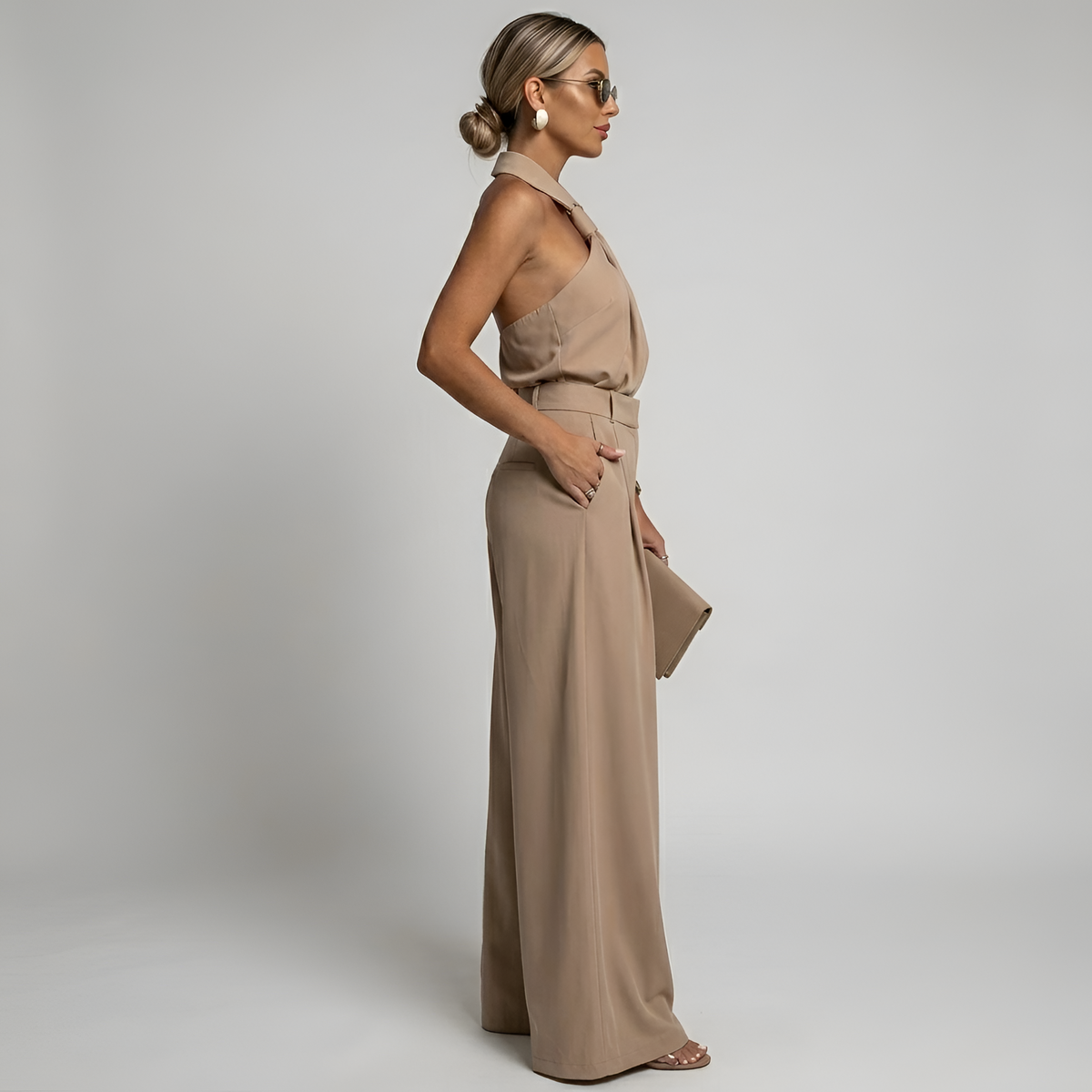 Jumpsuit Damen | Halterneck & Elegant