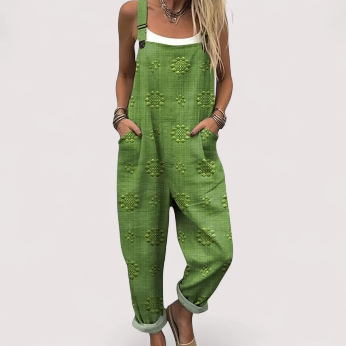 Jumpsuit Damen | Latzoverall & Florales Muster