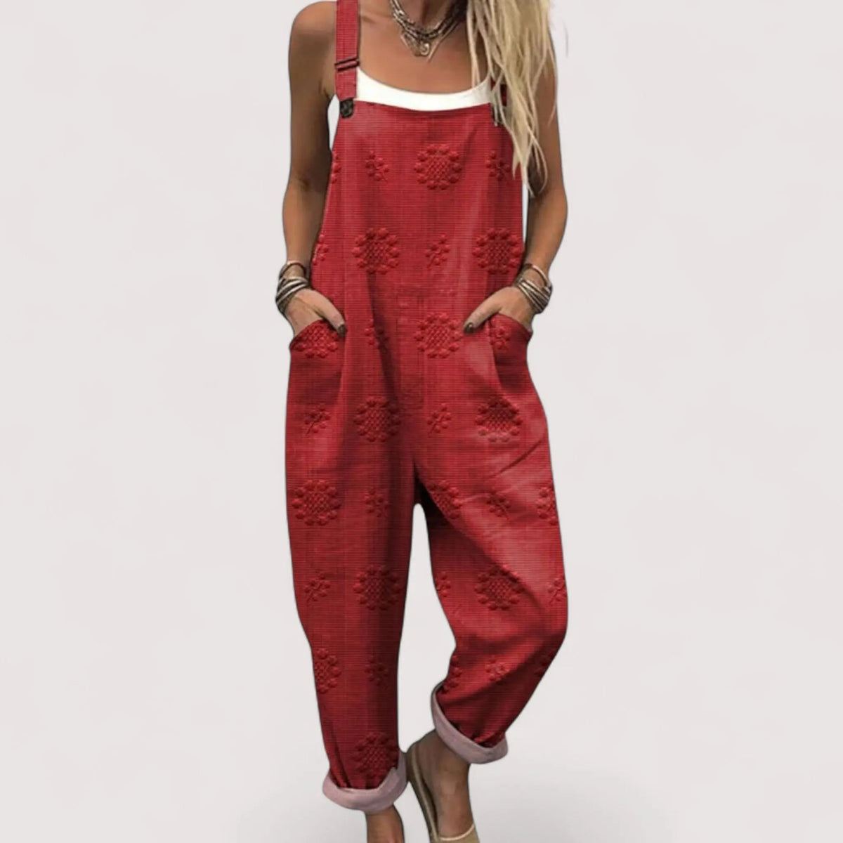 Jumpsuit Damen | Latzoverall & Florales Muster