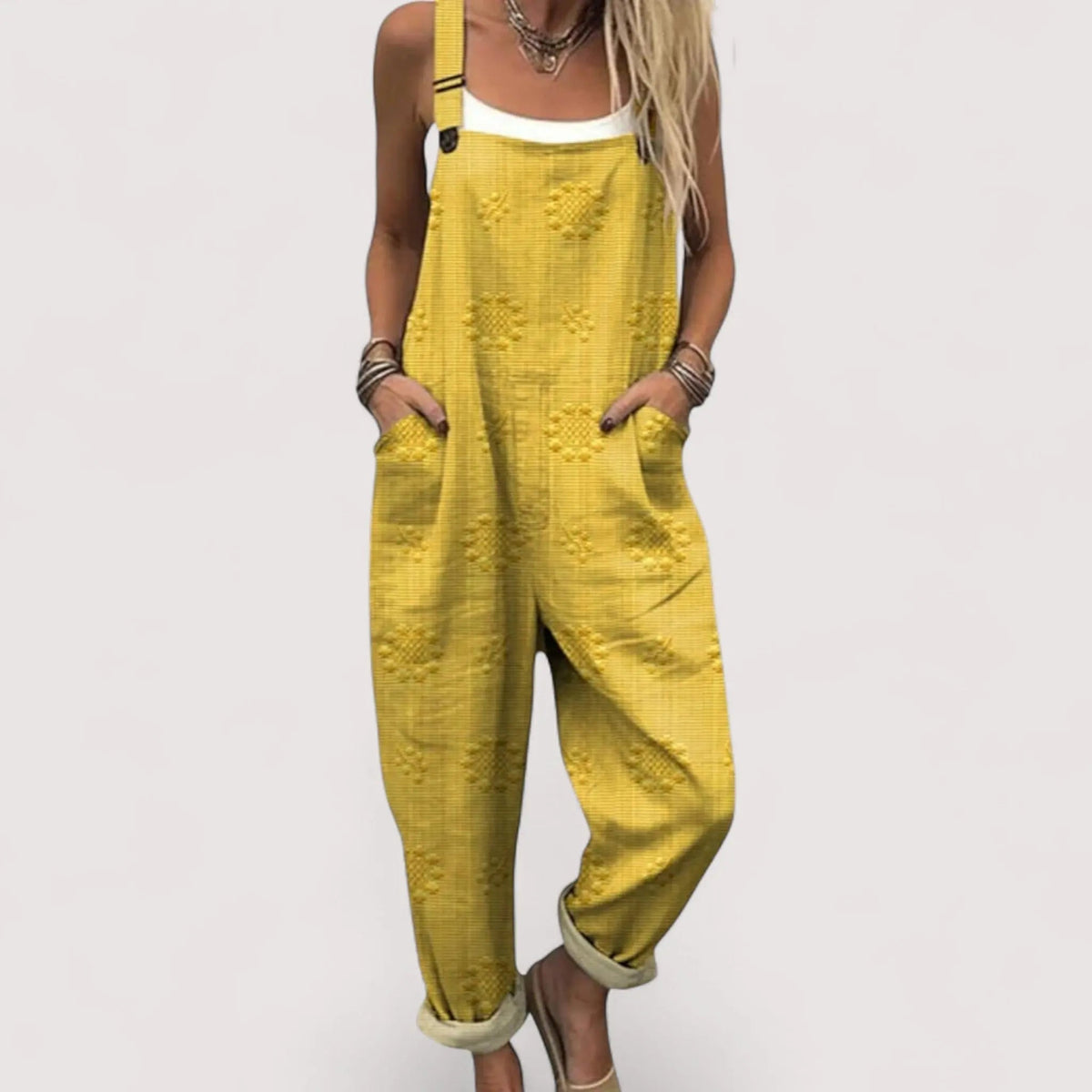 Jumpsuit Damen | Latzoverall & Florales Muster