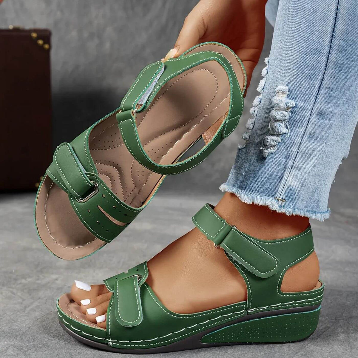 Karlotta | Damen Orthopädische Sandalen Komfort Sommer