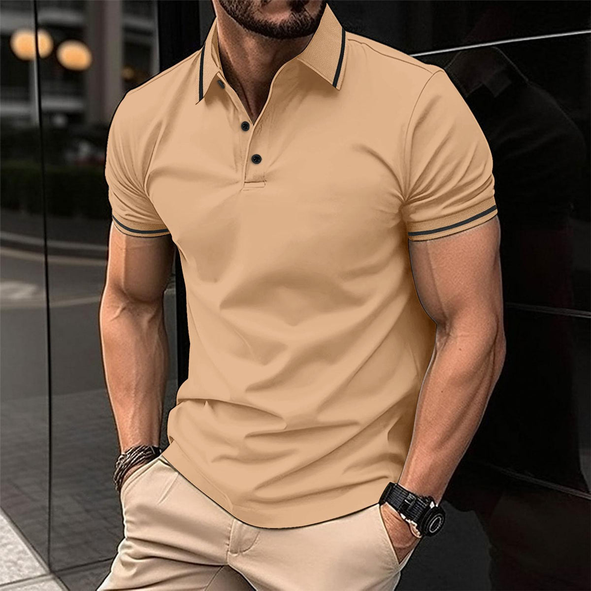 Kurzarm Poloshirt Herren | Slim Fit & Modern