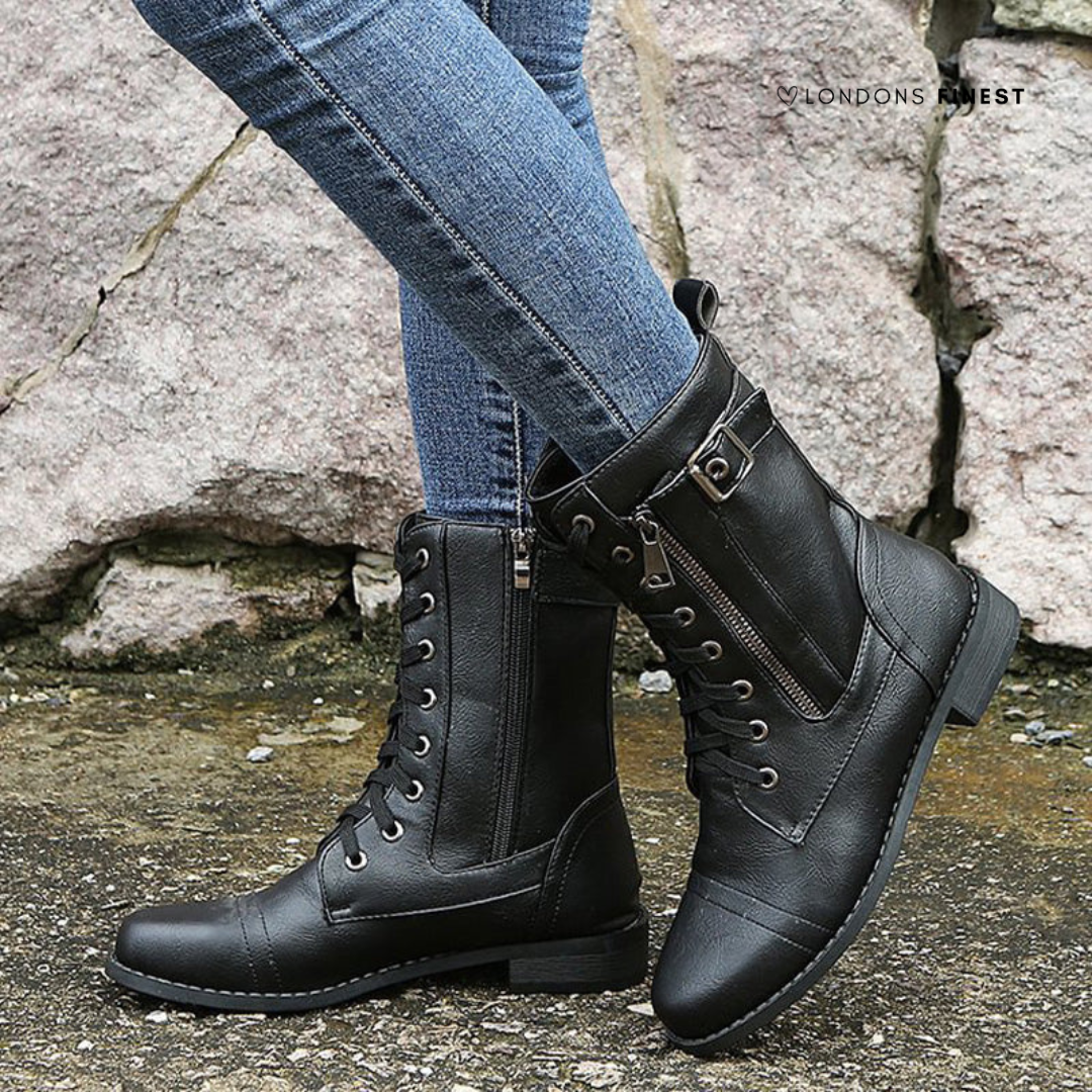 Greta | Damen Orthopädische Winterstiefel mit Schnürung