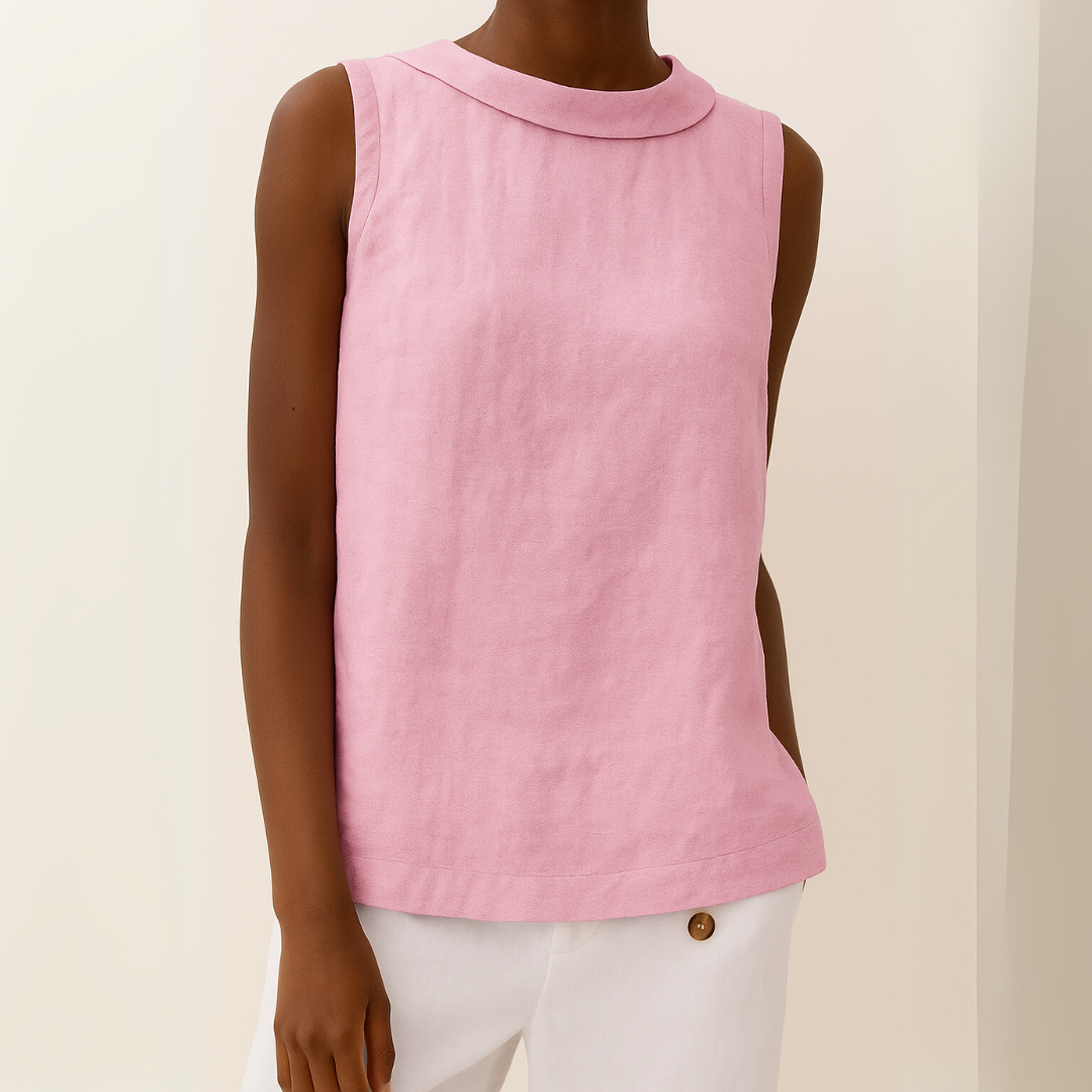 Sommer Top Damen | Rollkragen & Cleaner Minimalistischer Schnitt