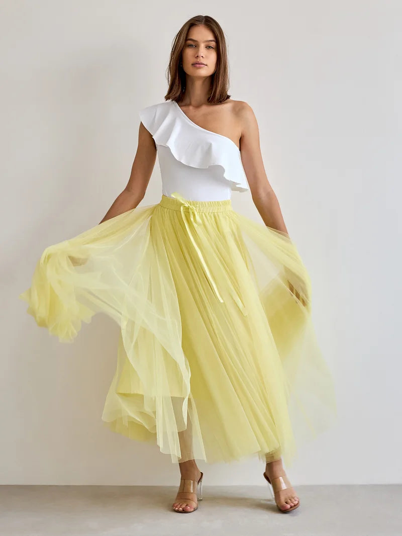 Maxirock Damen | Tüll & Fließendes Festliches Design