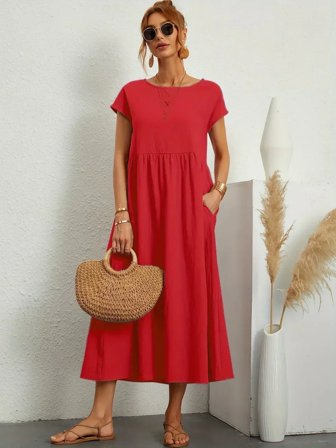 Cintia – Lässiges Midi Kleid
