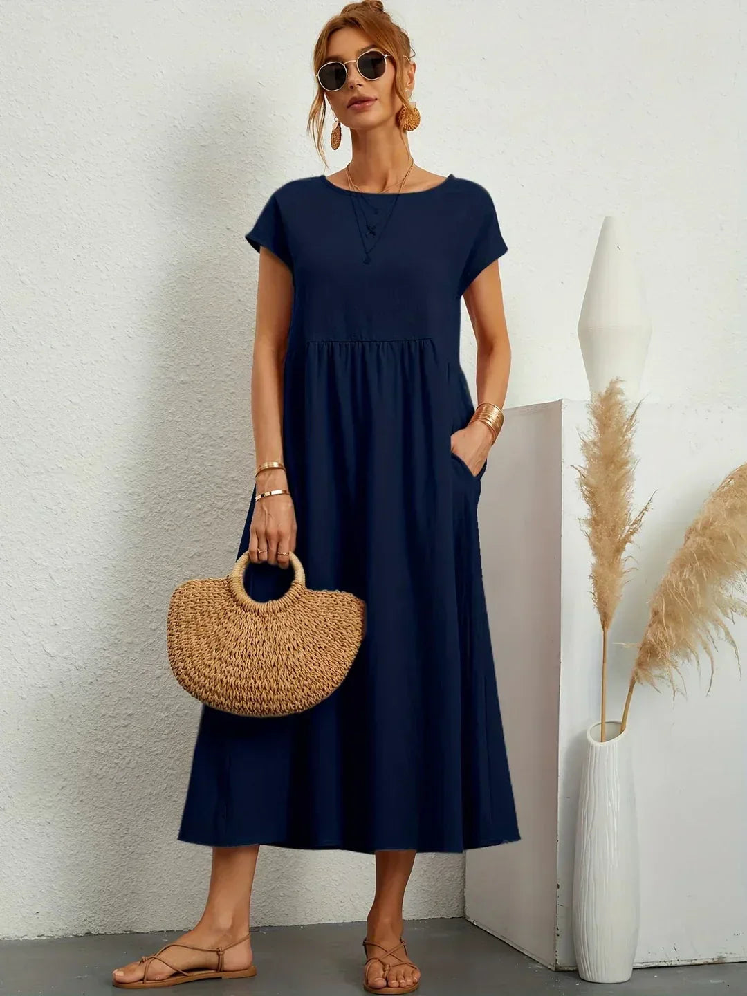Cintia – Lässiges Midi Kleid