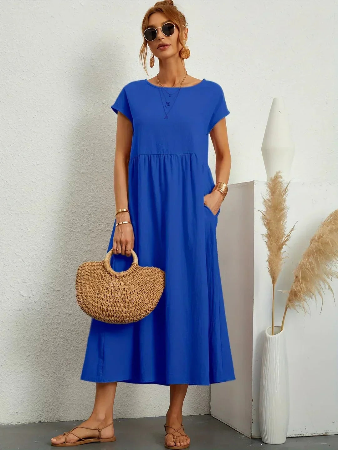 Cintia – Lässiges Midi Kleid