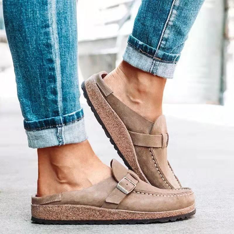 Mokassin Damen | Bequemer Slip-on & verstellbarer Riemen