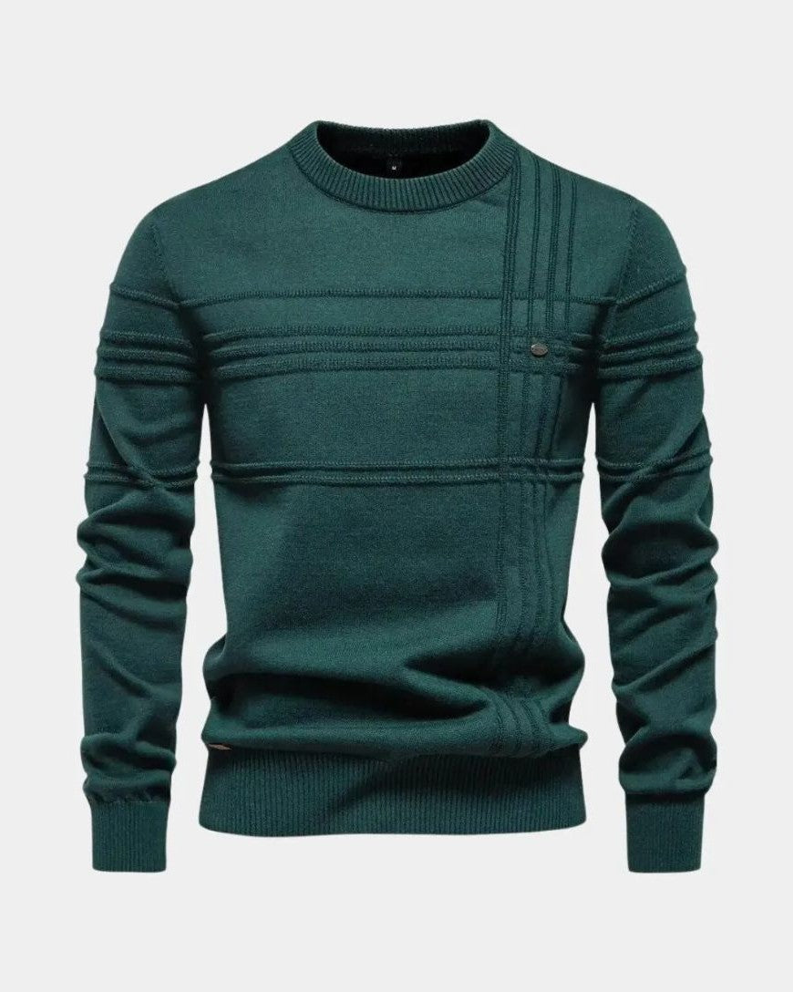 Nikolaj | Herren Baumwollpullover – Klassischer Baumwolle Pullover Herren