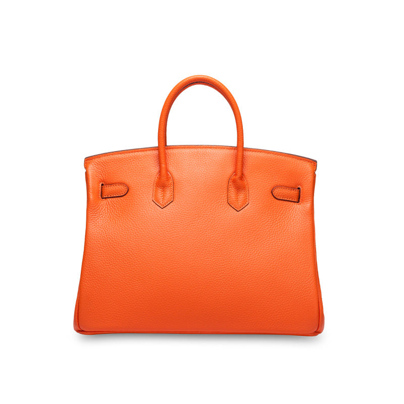 Jane – Premium-Handtasche aus echtem genarbtem Leder