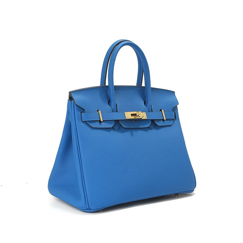 Jane – Premium-Handtasche aus echtem genarbtem Leder
