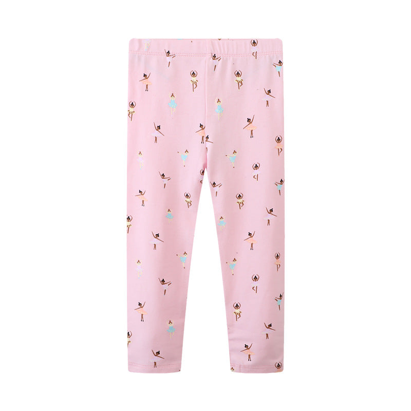 Mädchen Leggings mit bezauberndem Ballett-Motiv Drune